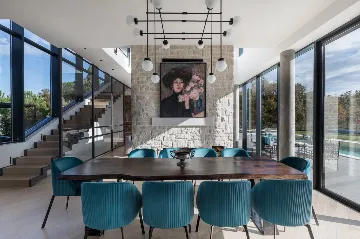 Modern Poolside Villa Retreat in Pazin