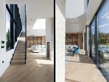 Modern Poolside Villa Retreat in Pazin