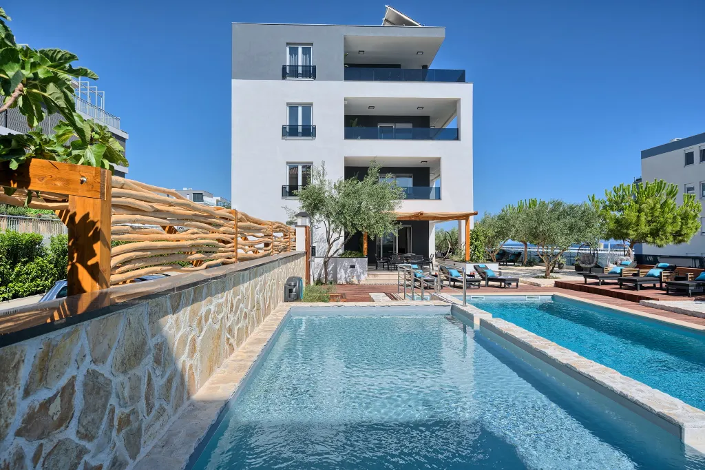 Modern Apartment with Shared Pool in Split