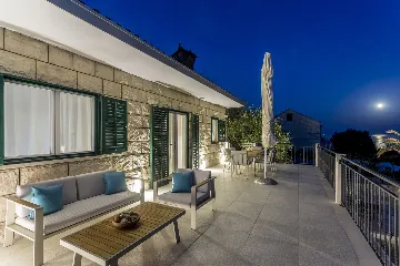 Seaside Stone Villa with Pool in Selca