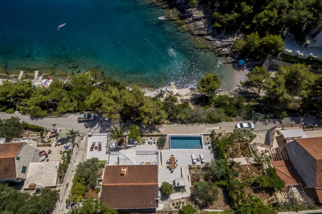 Seaside Stone Villa with Pool in Selca