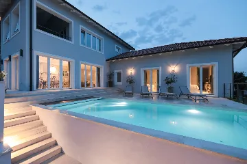 Contemporary Villa Retreat with Pool in Opatija