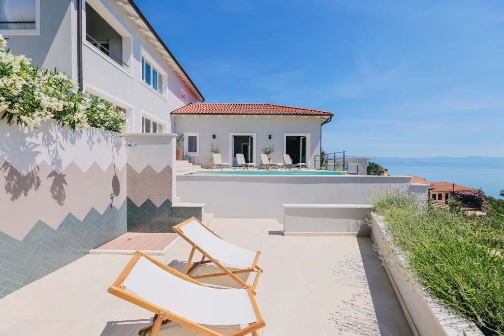 Contemporary Villa Retreat with Pool in Opatija