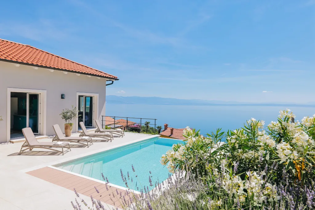 Contemporary Villa Retreat with Pool in Opatija
