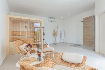 Modern Seaview Villa with Infinity Pool in Rabac