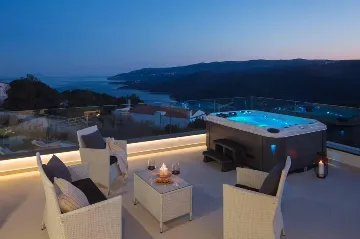 Modern Seaview Villa with Infinity Pool in Rabac