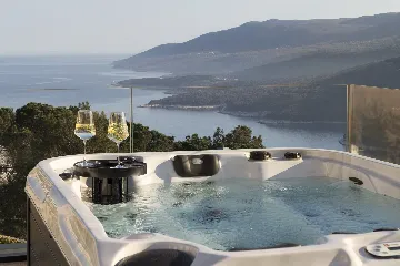 Modern Seaview Villa with Infinity Pool in Rabac
