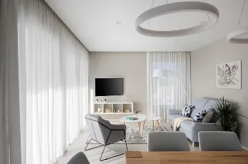 Modern Seaview Villa with Infinity Pool in Rabac