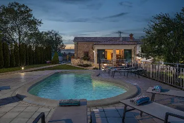 Family Villa with Pool and Garden in Labin