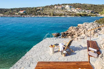 Beachfront Villa with Infinity Pool, Rogoznica