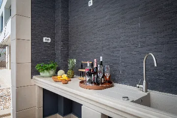 Contemporary Villa Retreat with Heated Pool, Kaštel Sućurac