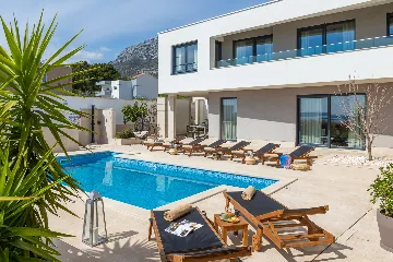 Contemporary Villa Retreat with Heated Pool, Kaštel Sućurac