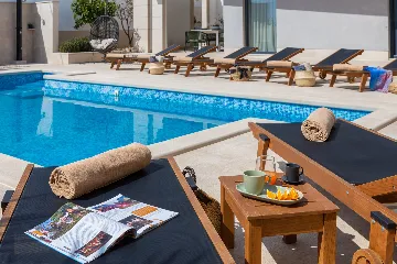 Contemporary Villa Retreat with Heated Pool, Kaštel Sućurac