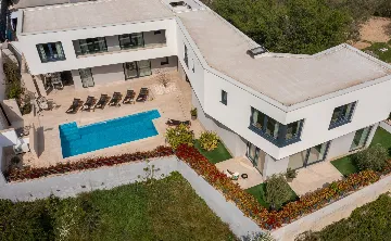 Contemporary Villa Retreat with Heated Pool, Kaštel Sućurac