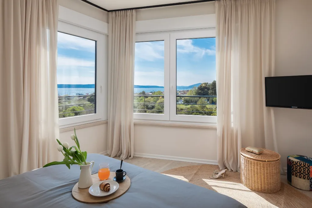Contemporary Villa Retreat with Heated Pool, Kaštel Sućurac