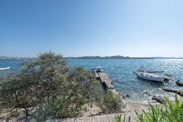 Seafront Villa Retreat with Pool in Seget Donji