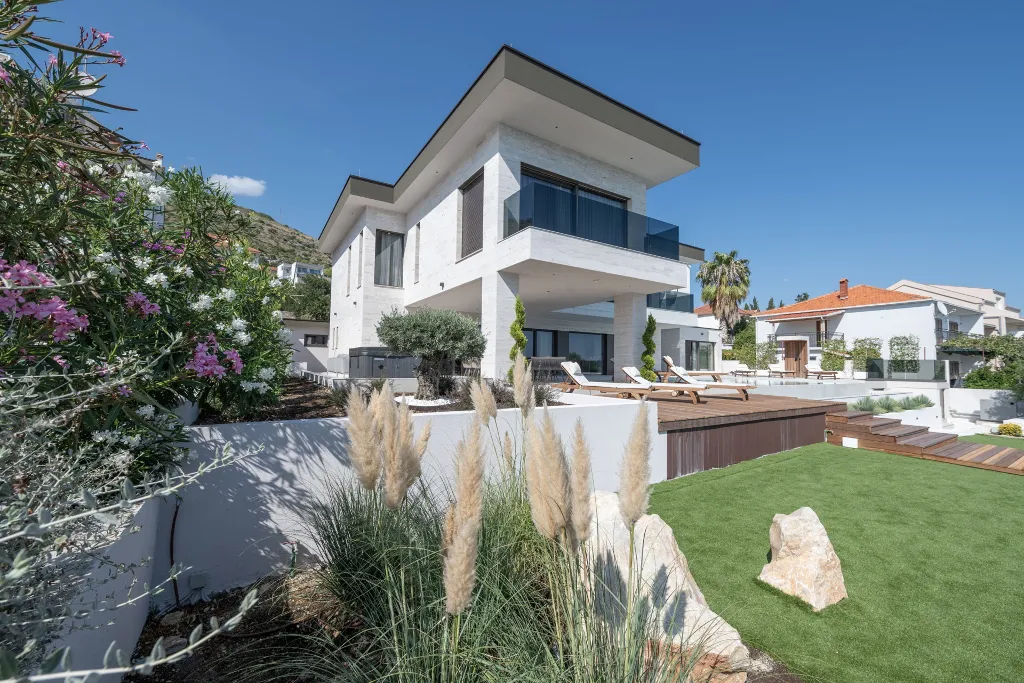 Seafront Villa Retreat with Pool in Seget Donji