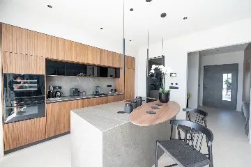 Seafront Villa Retreat with Pool in Seget Donji