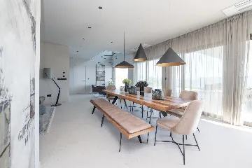 Seafront Villa Retreat with Pool in Seget Donji