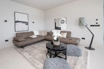 Seafront Villa Retreat with Pool in Seget Donji