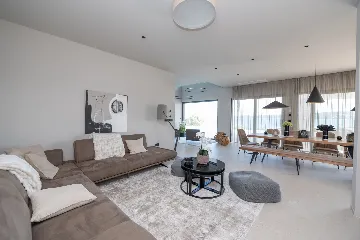 Seafront Villa Retreat with Pool in Seget Donji