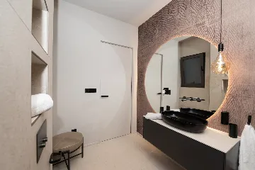 Seafront Villa Retreat with Pool in Seget Donji