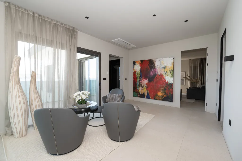 Seafront Villa Retreat with Pool in Seget Donji