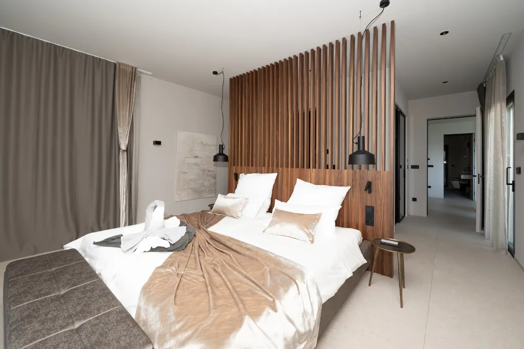 Seafront Villa Retreat with Pool in Seget Donji