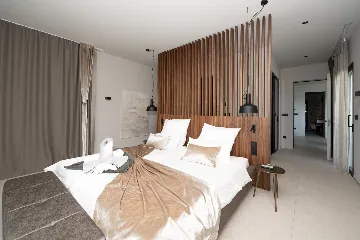 Seafront Villa Retreat with Pool in Seget Donji