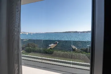 Seafront Villa Retreat with Pool in Seget Donji