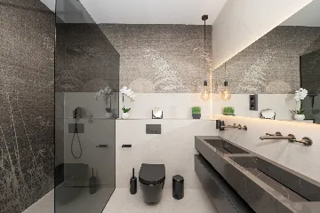 Seafront Villa Retreat with Pool in Seget Donji