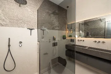 Seafront Villa Retreat with Pool in Seget Donji