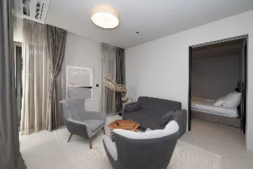 Seafront Villa Retreat with Pool in Seget Donji