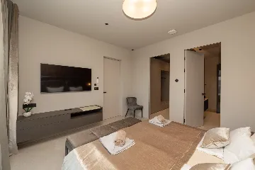 Seafront Villa Retreat with Pool in Seget Donji