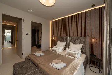 Seafront Villa Retreat with Pool in Seget Donji