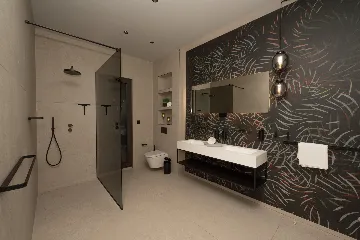 Seafront Villa Retreat with Pool in Seget Donji