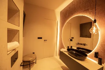 Seafront Villa Retreat with Pool in Seget Donji