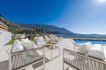 Stone Villa Retreat with Pool in Konavle