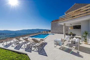Stone Villa Retreat with Pool in Konavle