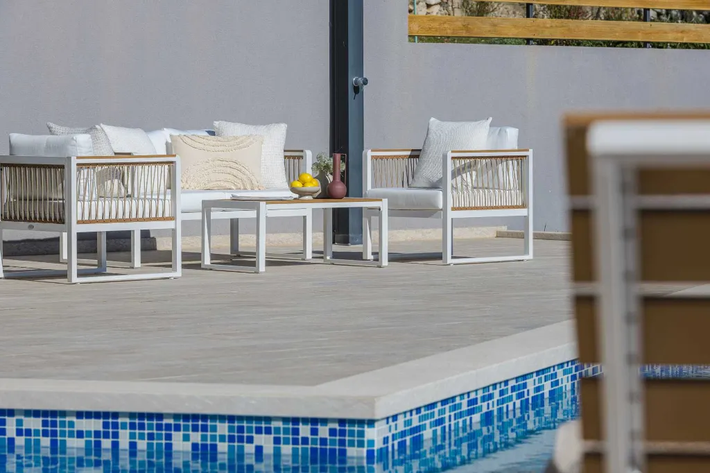 Stone Villa Retreat with Pool in Konavle