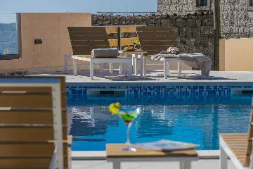 Stone Villa Retreat with Pool in Konavle