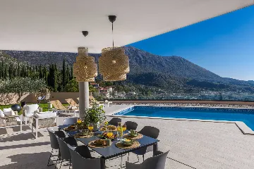 Stone Villa Retreat with Pool in Konavle