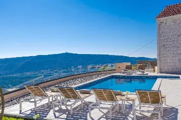 Stone Villa Retreat with Pool in Konavle