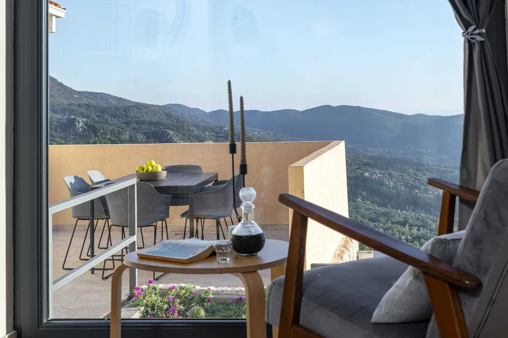 Stone Villa Retreat with Pool in Konavle