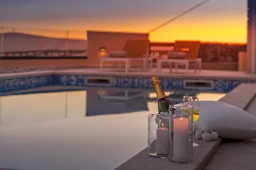 Stone Villa Retreat with Pool in Konavle