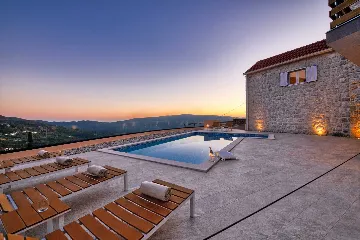 Stone Villa Retreat with Pool in Konavle