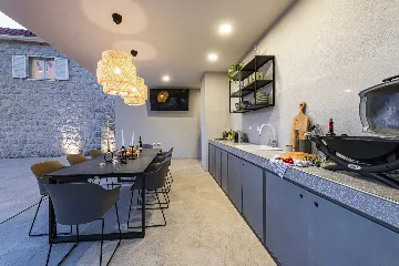 Stone Villa Retreat with Pool in Konavle