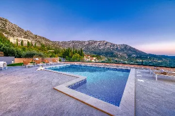 Stone Villa Retreat with Pool in Konavle