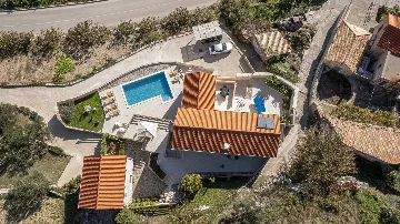 Stone Villa Retreat with Pool in Konavle