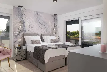 Contemporary Villa Retreat with Pool near Nin